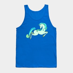 unicorn green Tank Top